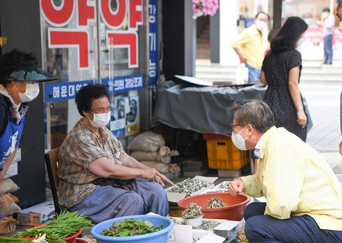 6∼7면-20210715 해운대구 현장방문 (구남로, 해운대해수욕장 등)